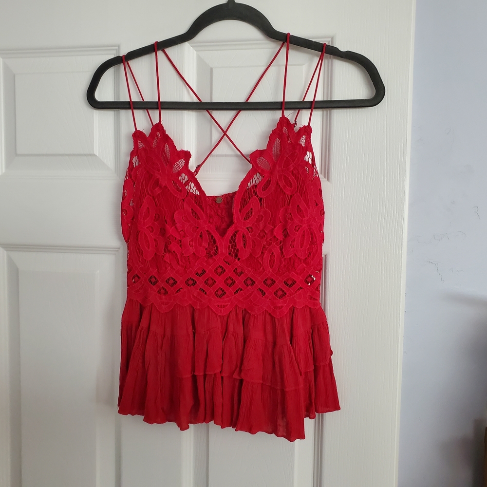 Free People Adella Lace Cami